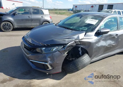 2019 Honda Civic Lx из США, поврежденный, VIN 2HGFC2F67KH502545